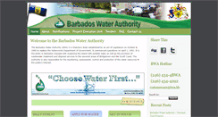 Desktop Screenshot of barbadoswaterauthority.com